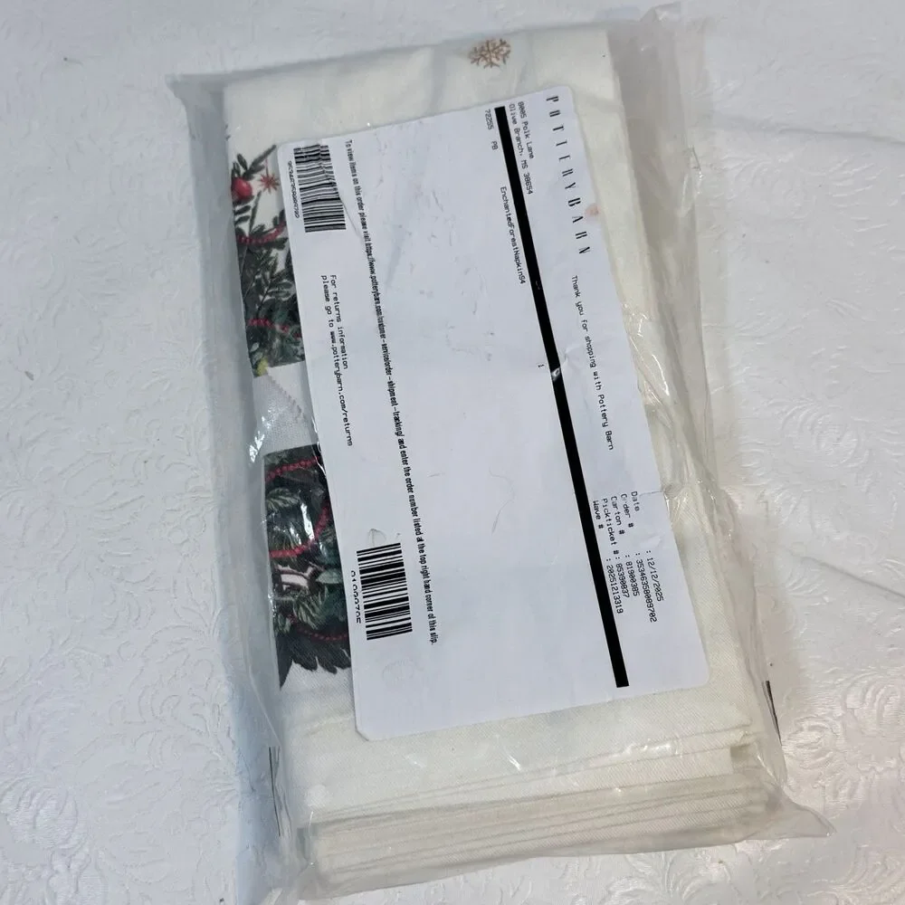 Pottery Barn Enchanted Forest Napkins Set of 4